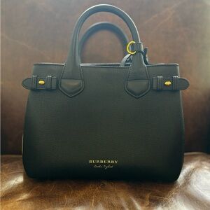 Burberry Small Check Banner Tote Bag